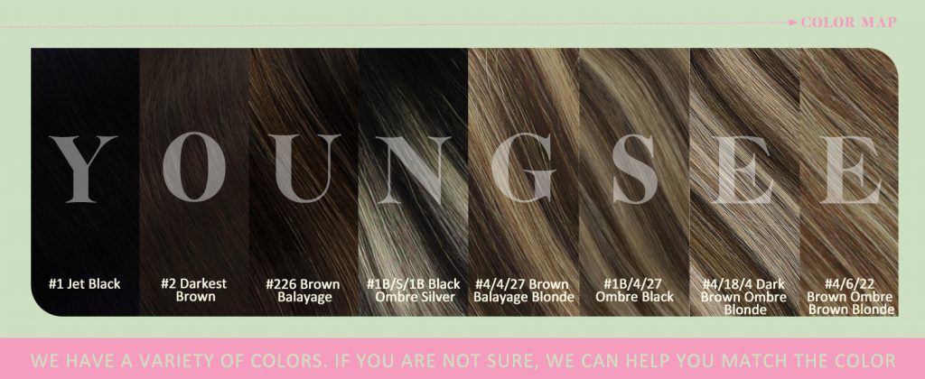 YoungSee tape in hair extensions