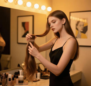 Human hair extensions